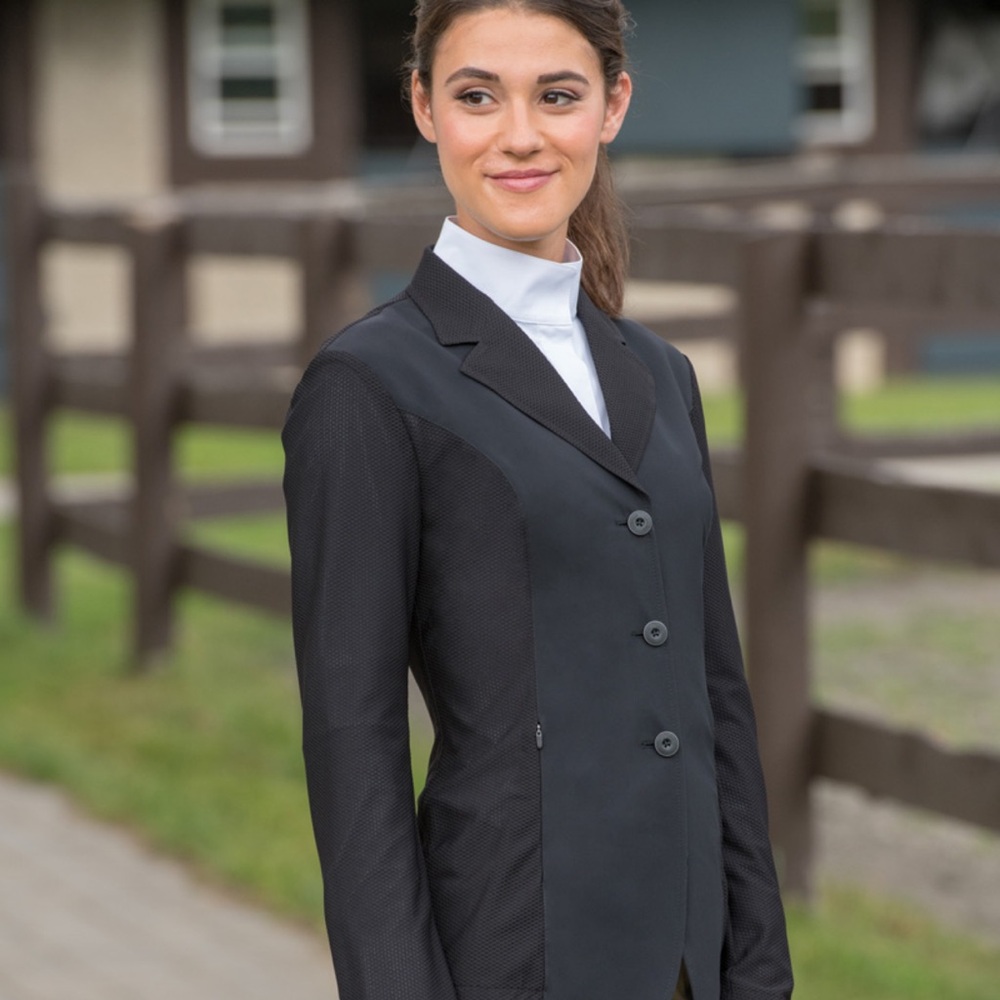 R.J. Classics Harmony ladies 3 button mesh show coat OS